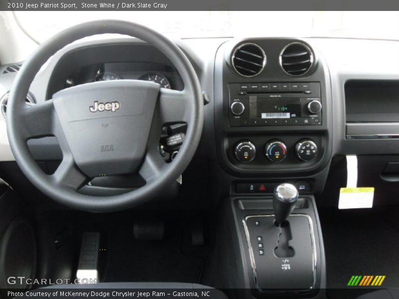 Stone White / Dark Slate Gray 2010 Jeep Patriot Sport