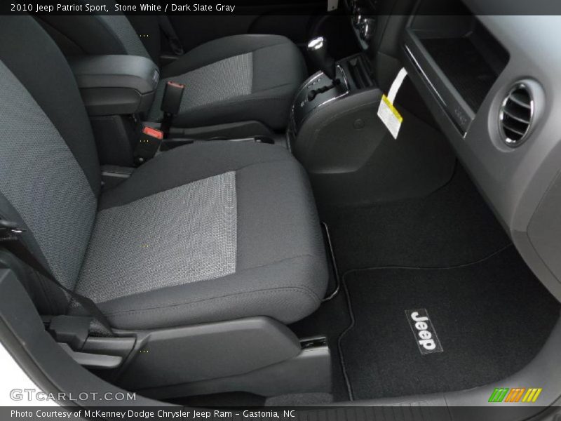 Stone White / Dark Slate Gray 2010 Jeep Patriot Sport