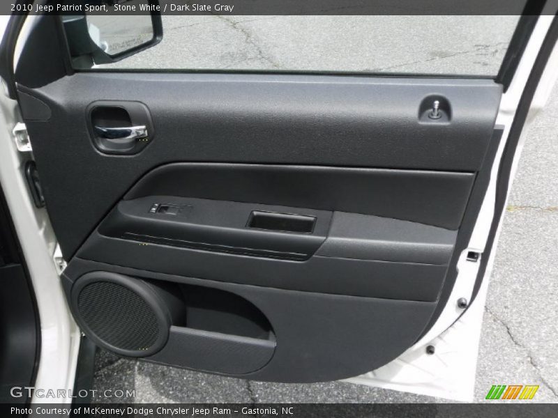 Stone White / Dark Slate Gray 2010 Jeep Patriot Sport