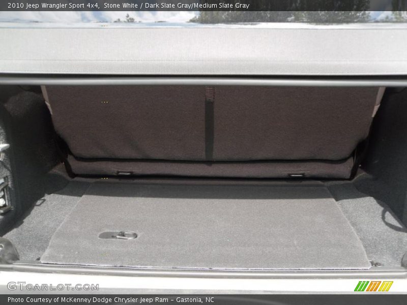 Stone White / Dark Slate Gray/Medium Slate Gray 2010 Jeep Wrangler Sport 4x4