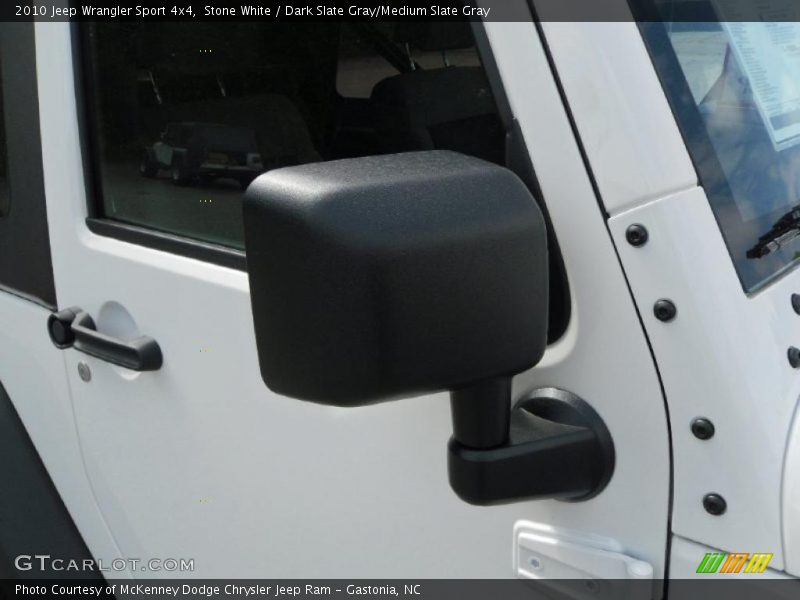 Stone White / Dark Slate Gray/Medium Slate Gray 2010 Jeep Wrangler Sport 4x4