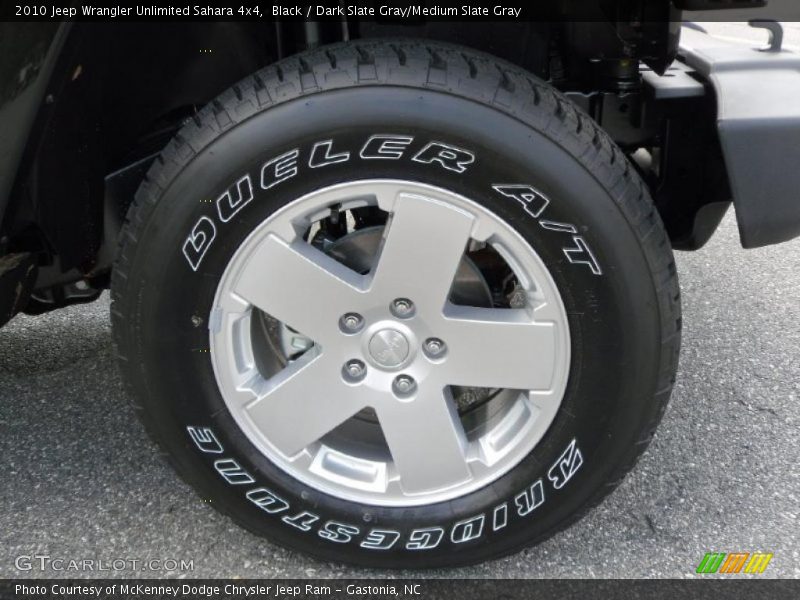 Black / Dark Slate Gray/Medium Slate Gray 2010 Jeep Wrangler Unlimited Sahara 4x4