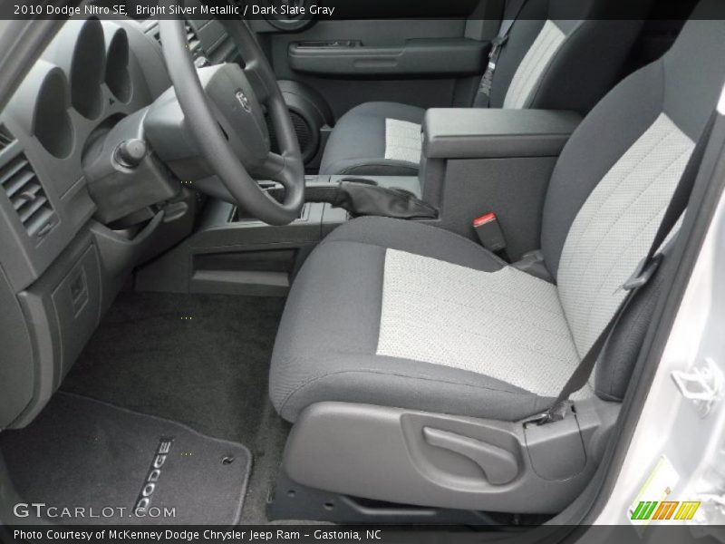 Bright Silver Metallic / Dark Slate Gray 2010 Dodge Nitro SE