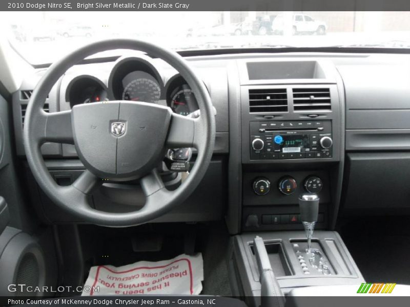Bright Silver Metallic / Dark Slate Gray 2010 Dodge Nitro SE