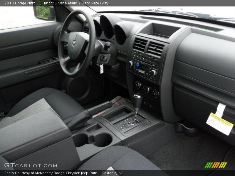 Bright Silver Metallic / Dark Slate Gray 2010 Dodge Nitro SE