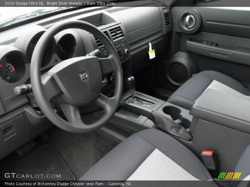 Bright Silver Metallic / Dark Slate Gray 2010 Dodge Nitro SE