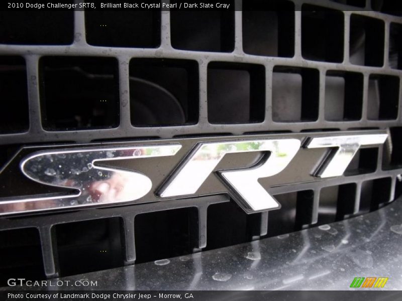 Brilliant Black Crystal Pearl / Dark Slate Gray 2010 Dodge Challenger SRT8