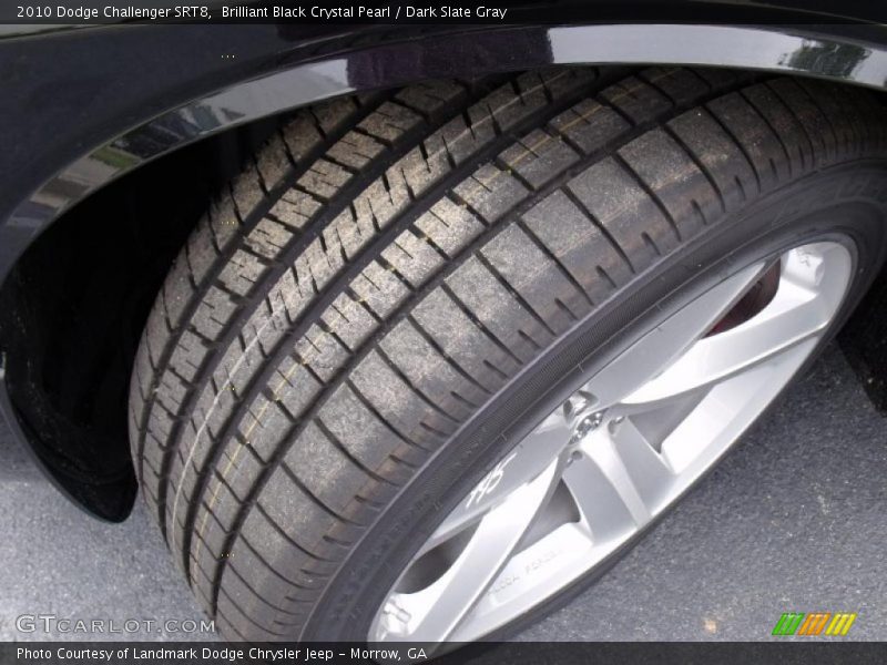 Brilliant Black Crystal Pearl / Dark Slate Gray 2010 Dodge Challenger SRT8