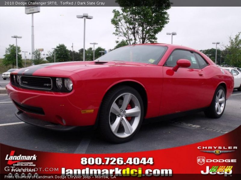 TorRed / Dark Slate Gray 2010 Dodge Challenger SRT8