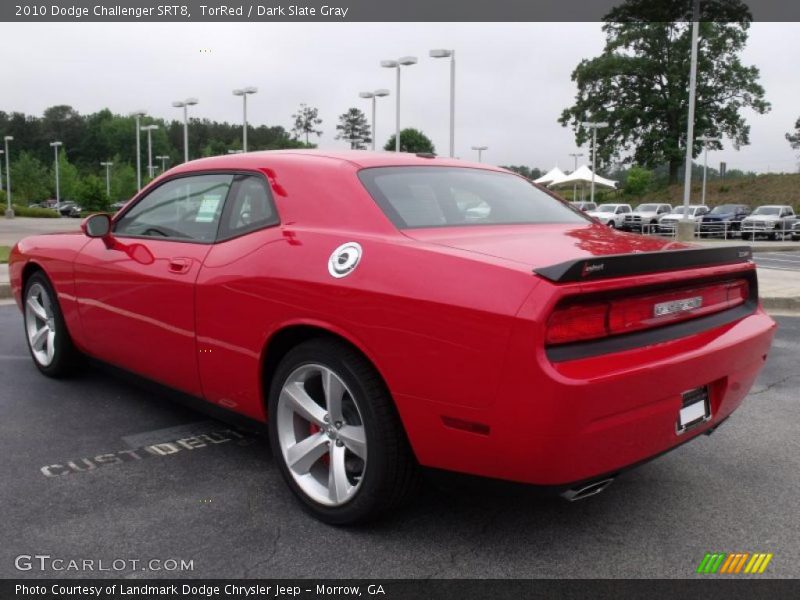 TorRed / Dark Slate Gray 2010 Dodge Challenger SRT8