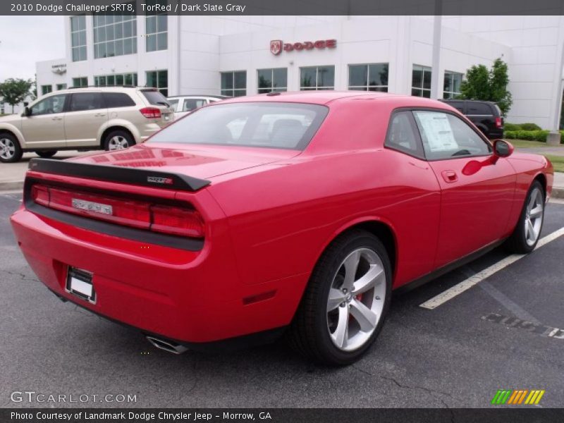 TorRed / Dark Slate Gray 2010 Dodge Challenger SRT8