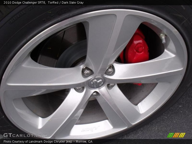 TorRed / Dark Slate Gray 2010 Dodge Challenger SRT8