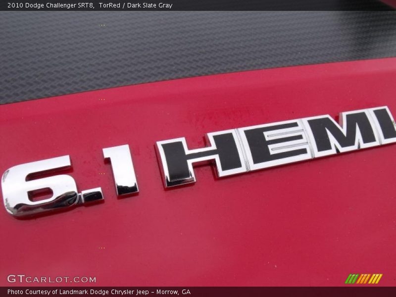 TorRed / Dark Slate Gray 2010 Dodge Challenger SRT8