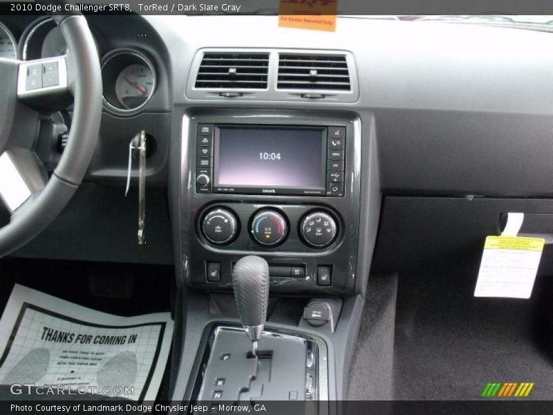 TorRed / Dark Slate Gray 2010 Dodge Challenger SRT8