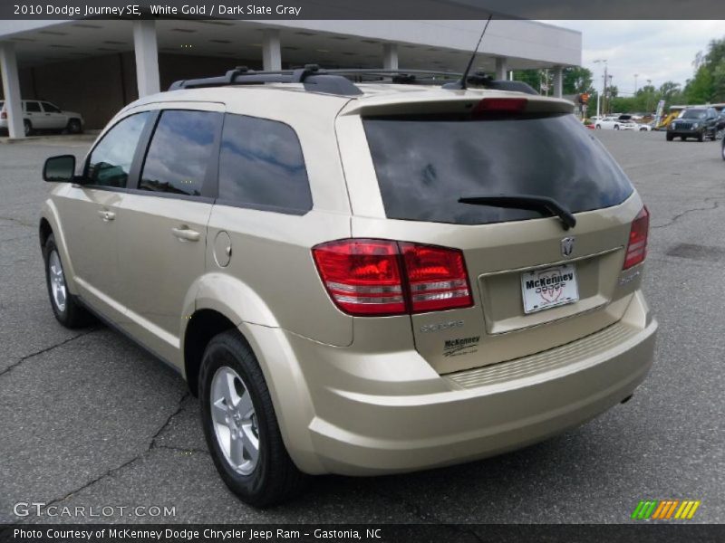 White Gold / Dark Slate Gray 2010 Dodge Journey SE