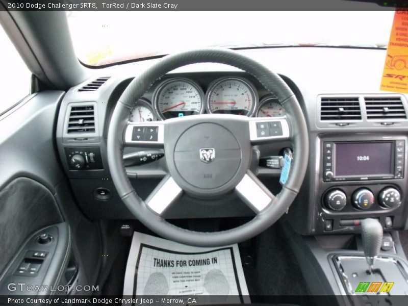 TorRed / Dark Slate Gray 2010 Dodge Challenger SRT8