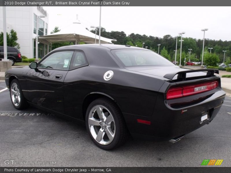 Brilliant Black Crystal Pearl / Dark Slate Gray 2010 Dodge Challenger R/T