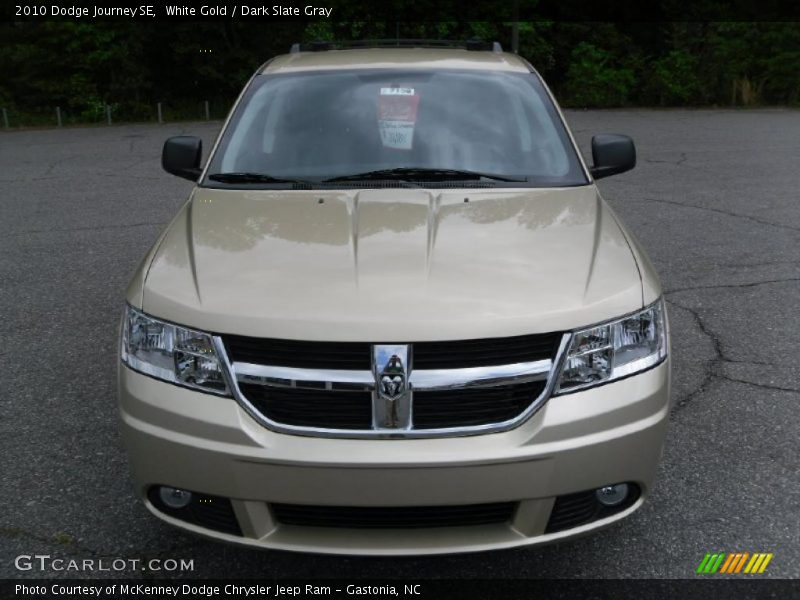 White Gold / Dark Slate Gray 2010 Dodge Journey SE