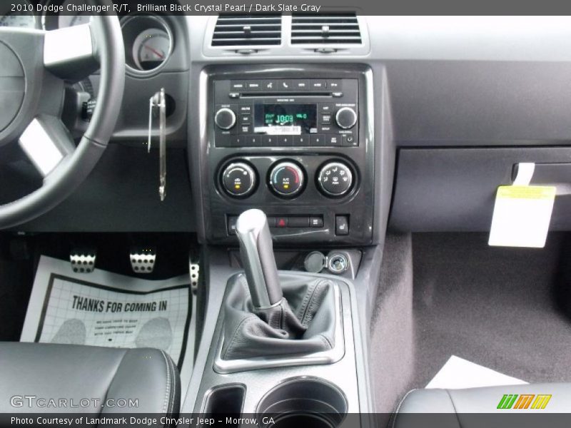Brilliant Black Crystal Pearl / Dark Slate Gray 2010 Dodge Challenger R/T