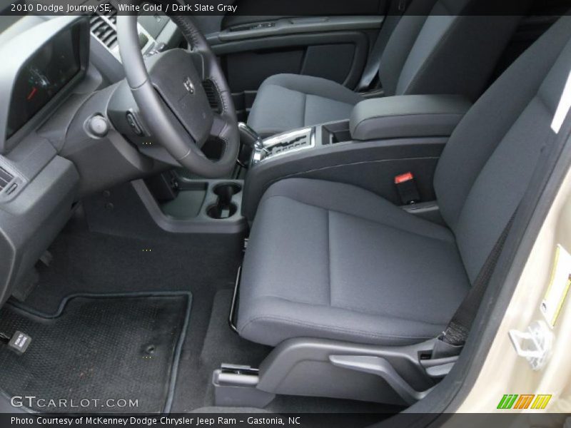 White Gold / Dark Slate Gray 2010 Dodge Journey SE