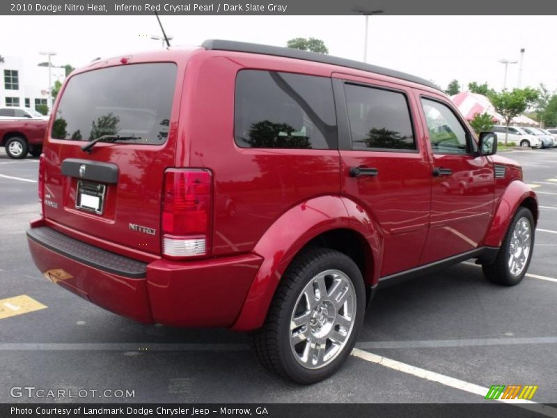 Inferno Red Crystal Pearl / Dark Slate Gray 2010 Dodge Nitro Heat