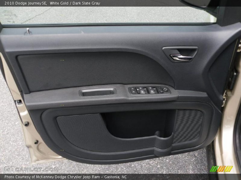 White Gold / Dark Slate Gray 2010 Dodge Journey SE