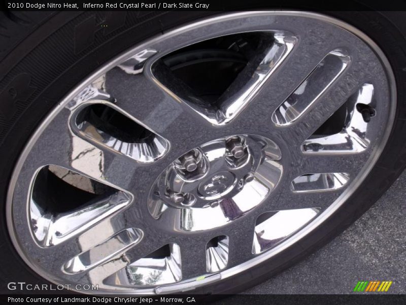 Inferno Red Crystal Pearl / Dark Slate Gray 2010 Dodge Nitro Heat