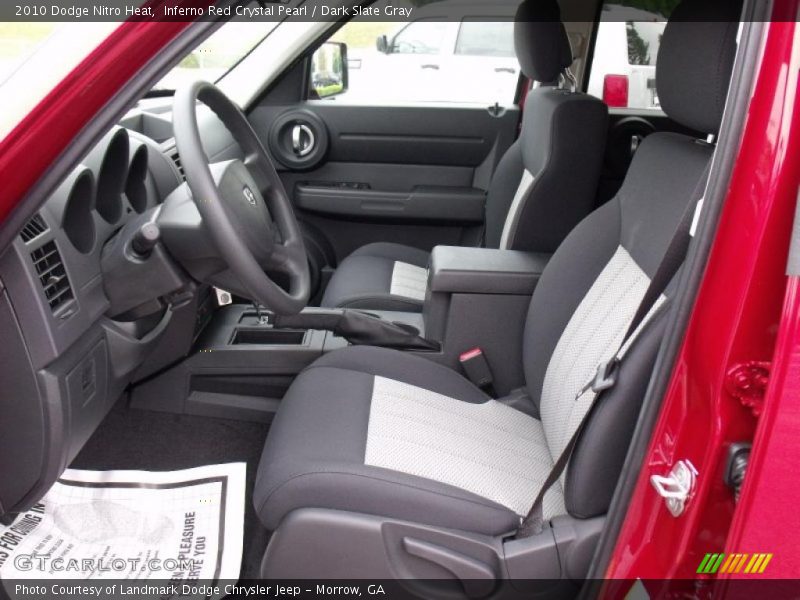 Inferno Red Crystal Pearl / Dark Slate Gray 2010 Dodge Nitro Heat
