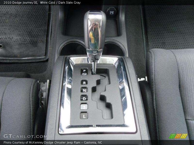 White Gold / Dark Slate Gray 2010 Dodge Journey SE