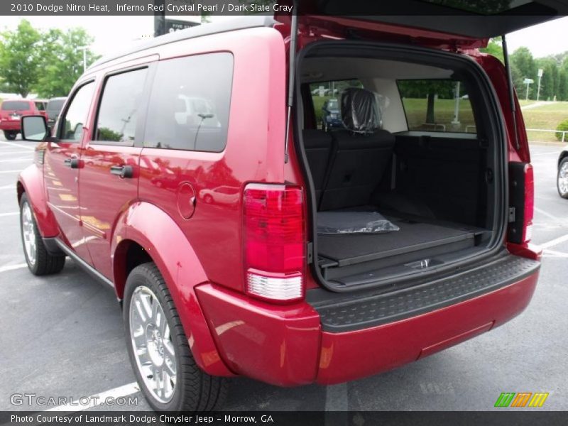 Inferno Red Crystal Pearl / Dark Slate Gray 2010 Dodge Nitro Heat
