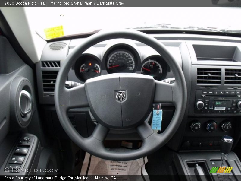 Inferno Red Crystal Pearl / Dark Slate Gray 2010 Dodge Nitro Heat