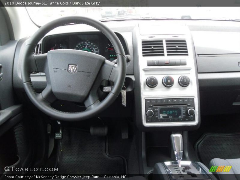 White Gold / Dark Slate Gray 2010 Dodge Journey SE
