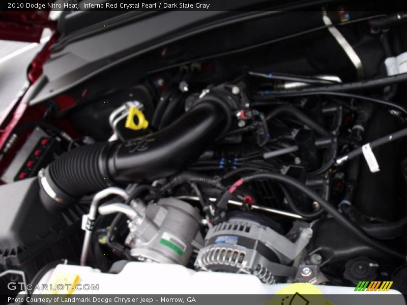 Inferno Red Crystal Pearl / Dark Slate Gray 2010 Dodge Nitro Heat