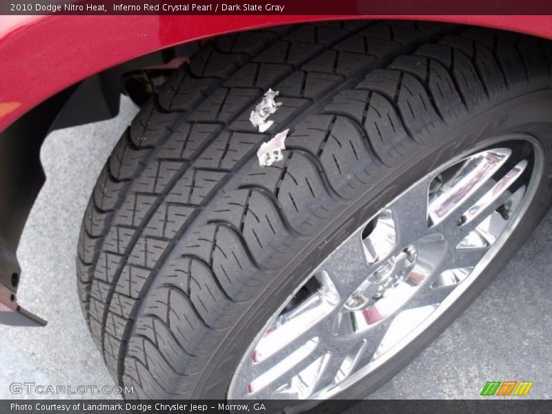 Inferno Red Crystal Pearl / Dark Slate Gray 2010 Dodge Nitro Heat