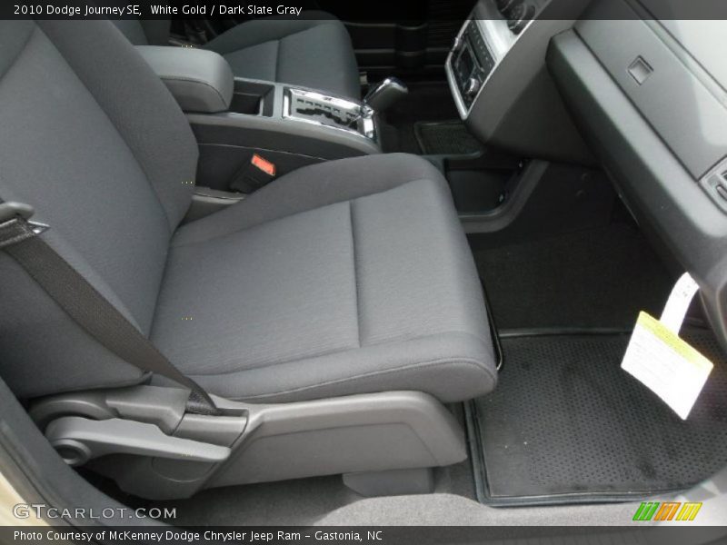 White Gold / Dark Slate Gray 2010 Dodge Journey SE