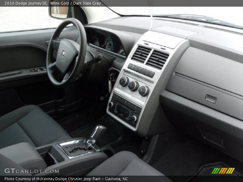 White Gold / Dark Slate Gray 2010 Dodge Journey SE
