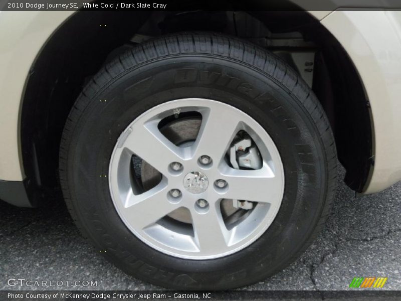 White Gold / Dark Slate Gray 2010 Dodge Journey SE