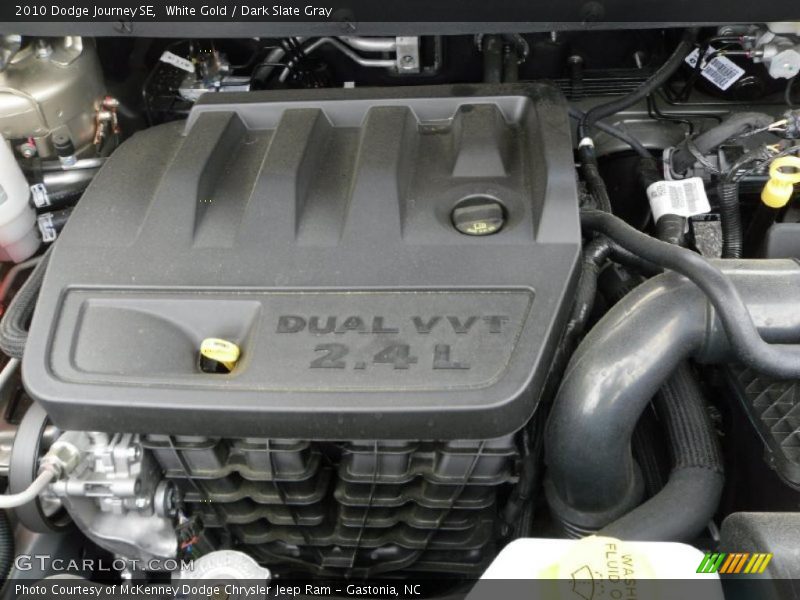 White Gold / Dark Slate Gray 2010 Dodge Journey SE