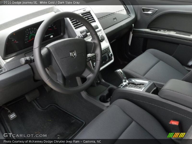 White Gold / Dark Slate Gray 2010 Dodge Journey SE