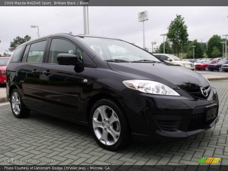 Brilliant Black / Black 2009 Mazda MAZDA5 Sport