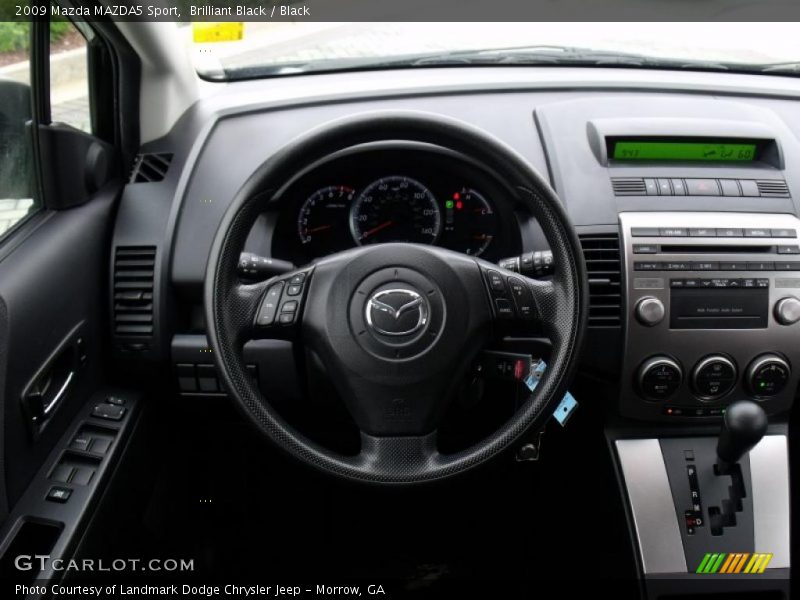 Brilliant Black / Black 2009 Mazda MAZDA5 Sport