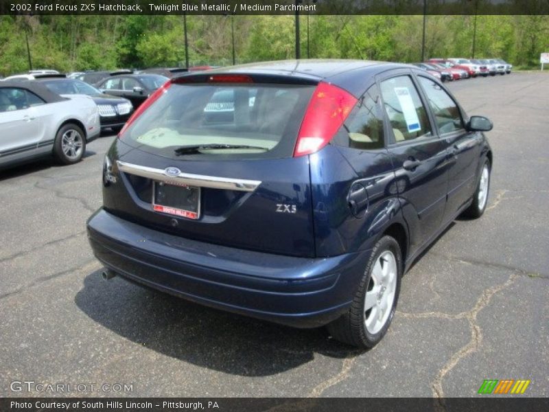 Twilight Blue Metallic / Medium Parchment 2002 Ford Focus ZX5 Hatchback
