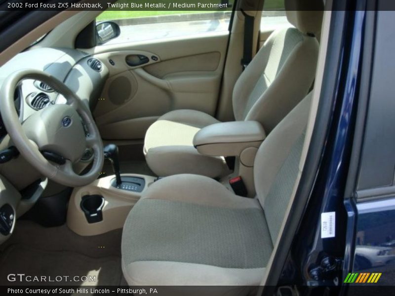 Twilight Blue Metallic / Medium Parchment 2002 Ford Focus ZX5 Hatchback