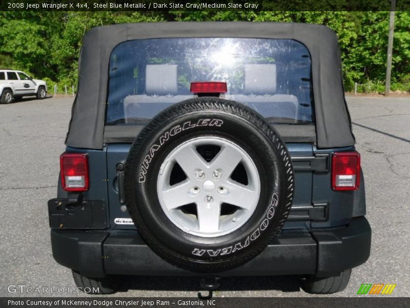 Steel Blue Metallic / Dark Slate Gray/Medium Slate Gray 2008 Jeep Wrangler X 4x4