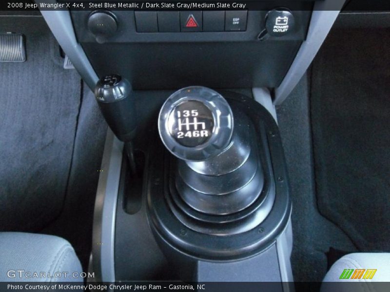 Steel Blue Metallic / Dark Slate Gray/Medium Slate Gray 2008 Jeep Wrangler X 4x4
