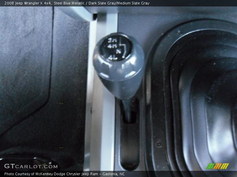 Steel Blue Metallic / Dark Slate Gray/Medium Slate Gray 2008 Jeep Wrangler X 4x4