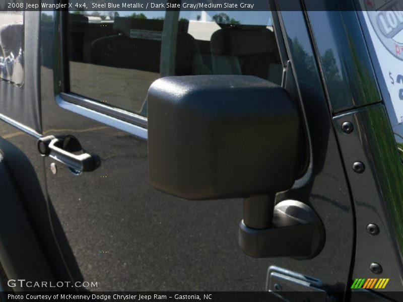 Steel Blue Metallic / Dark Slate Gray/Medium Slate Gray 2008 Jeep Wrangler X 4x4