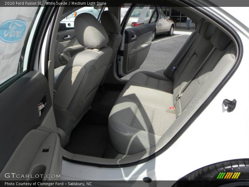White Suede / Medium Light Stone 2010 Ford Fusion SE