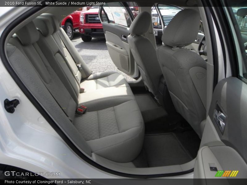 White Suede / Medium Light Stone 2010 Ford Fusion SE