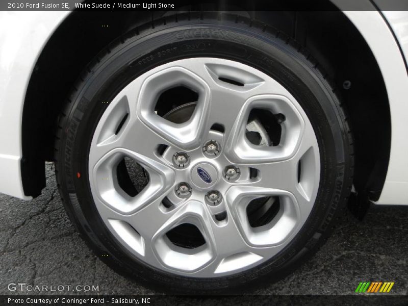 White Suede / Medium Light Stone 2010 Ford Fusion SE